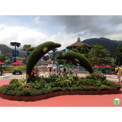 Зелені декоративні конструкції  Зелений паркан