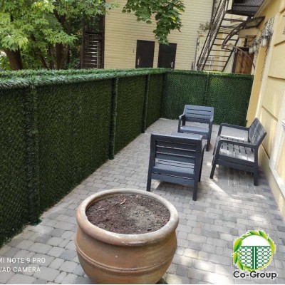 Зелені декоративні конструкції  Зелений паркан