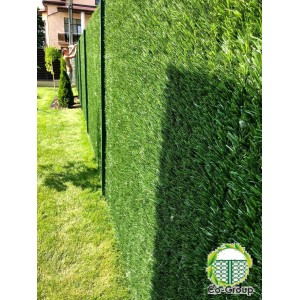 Секція огорожі  3D Standart  2.5х0.5м декорована  ПВХ у вигляді хвої 55х200 ОЦ+RAL